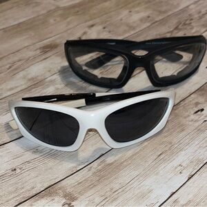 Motorcycle riding Sunglasses Set choppers & MAXX FOAM